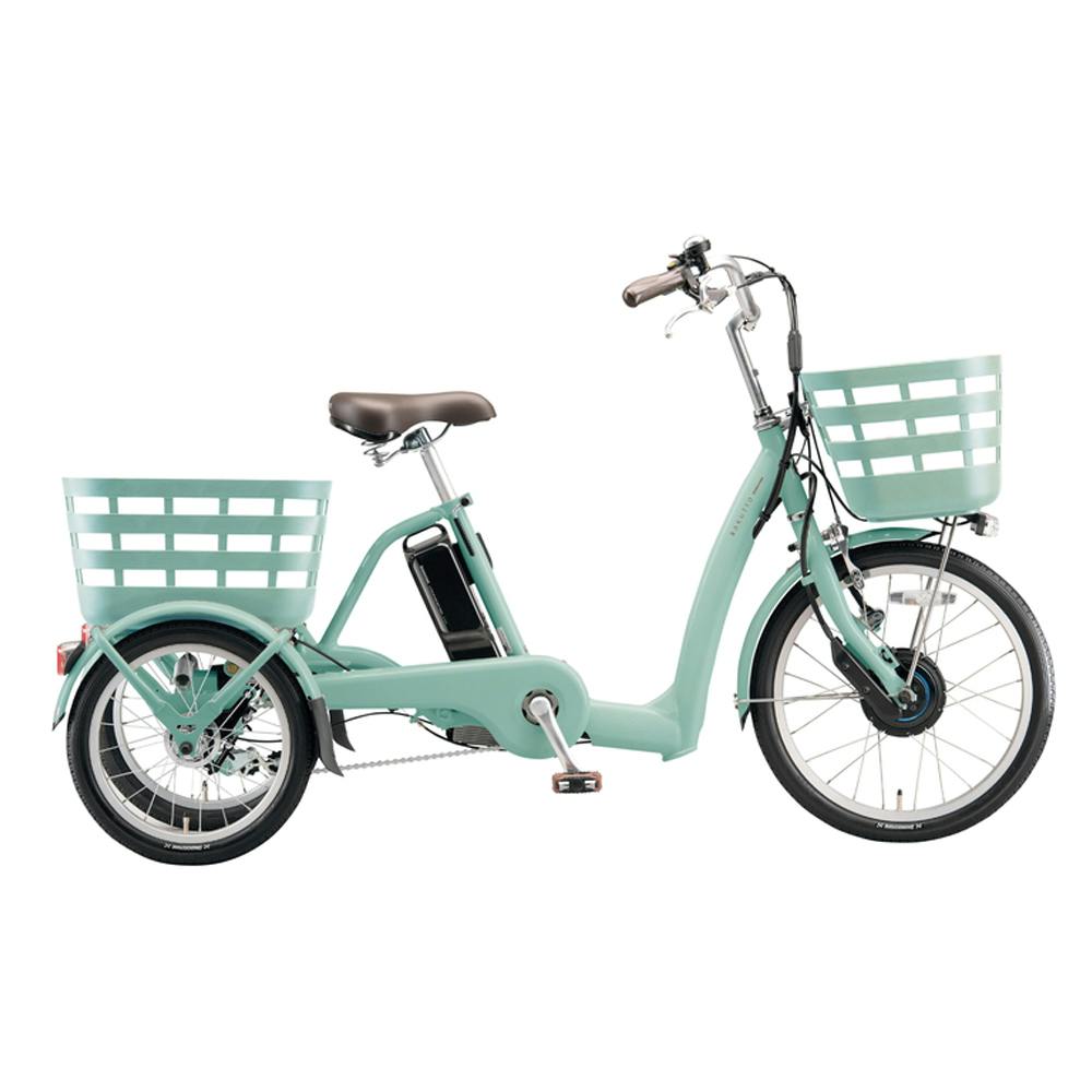 自転車】電動アシスト自転車 ラクットワゴン RAKUTOO 前輪20 後輪16