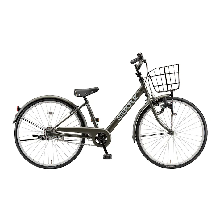 【自転車】26年モデル ステップクルーズジュニア STEPCRUZJr STJ46 24インチ T.Xマットカーキ ツヤ消しカラー