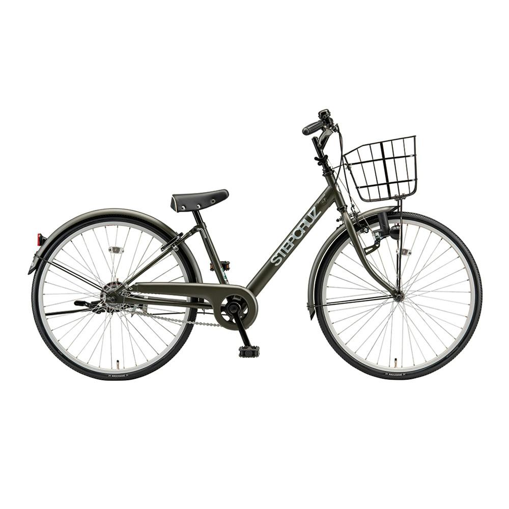 【自転車】26年モデル ステップクルーズジュニア STEPCRUZJr STJ26 22インチ T.Xマツトカーキ ツヤ消しカラー