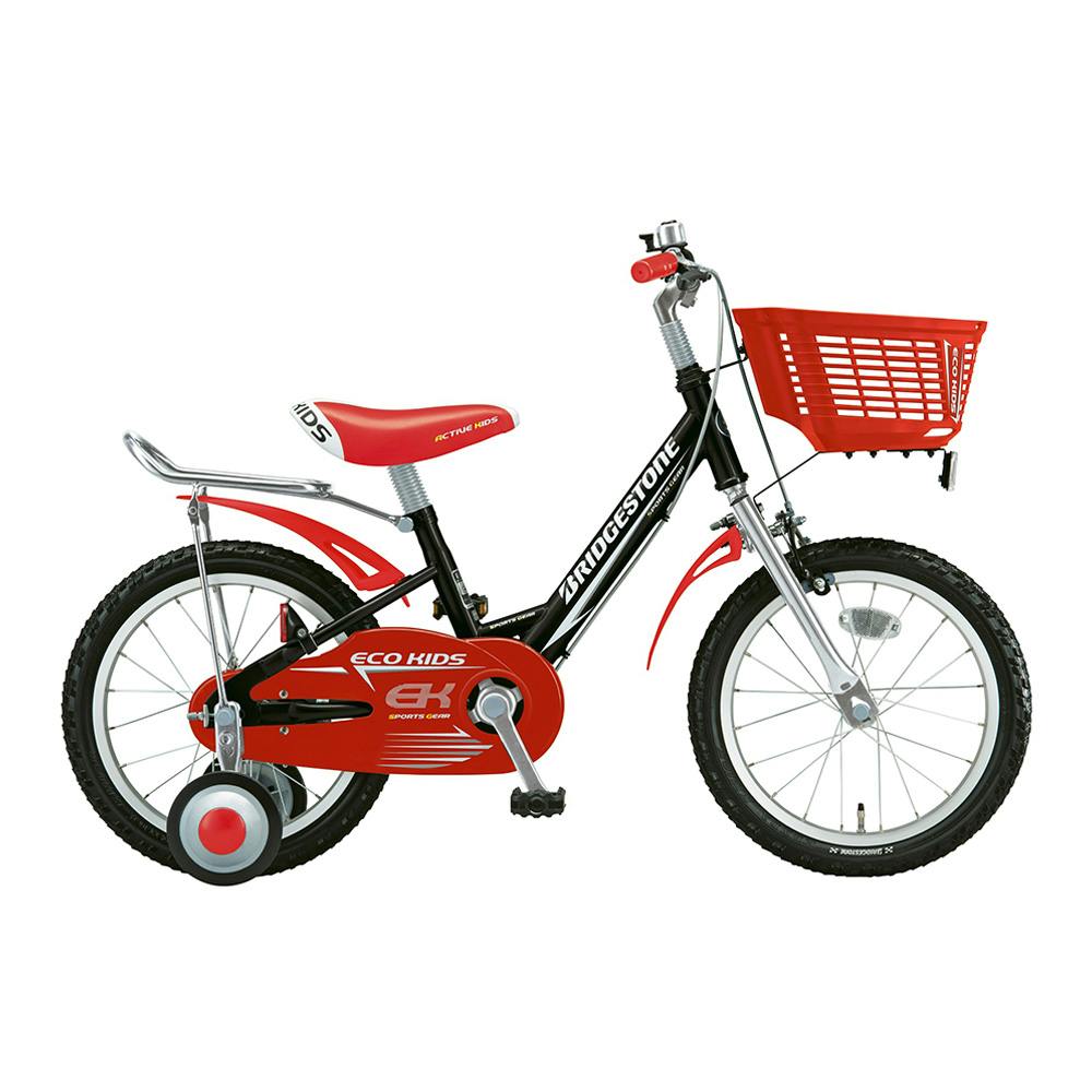【自転車】26年モデル エコキッズスポーツ ECO KIDS EKS16 16インチ ブラック＆レッド