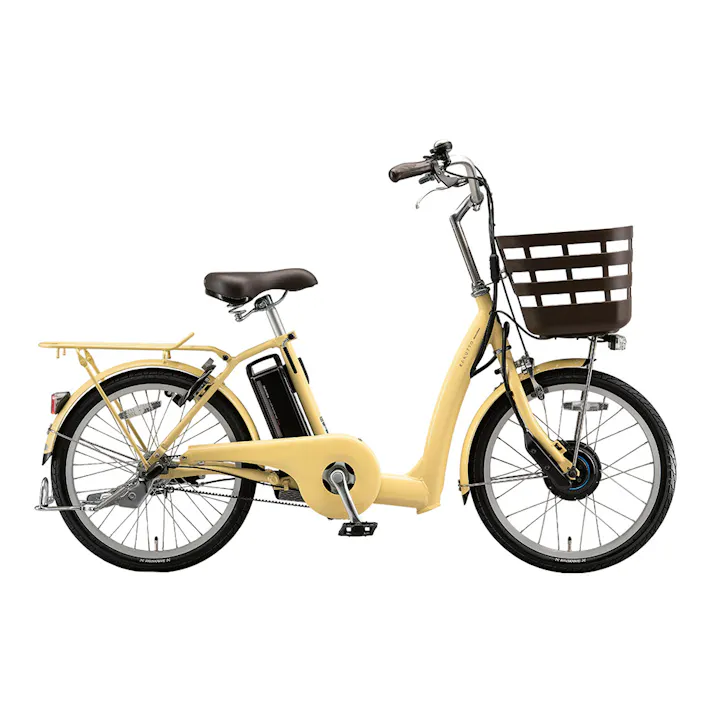 電動アシスト自転車 RAKUTTO ラクット 20インチ 内装3段 E.Xヴィンテージイエロー RK0B37