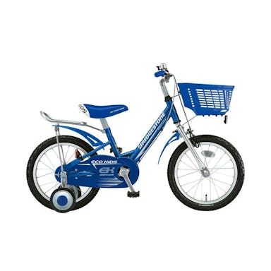 【自転車】《ブリヂストン》ジュニアサイクル エコキッズ EKS16 ブルー(販売終了)
