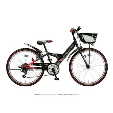 【自転車】《ブリヂストン》エクスプレスジュニア ダイナモランプモデル EXJ06 20インチ 外装6段 ブラック＆レッド(販売終了)