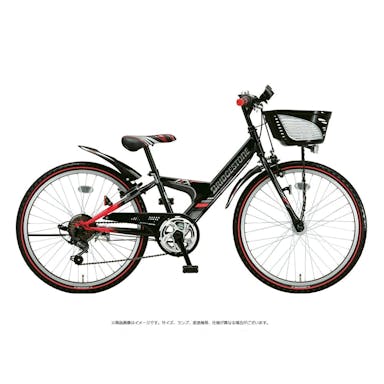 【自転車】《ブリヂストン》エクスプレスジュニア ダイナモランプモデル EXJ26 22インチ 外装6段 ラック＆レッド(販売終了)