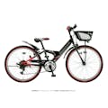 【自転車】《ブリヂストン》エクスプレスジュニア ダイナモランプモデル EXJ26 22インチ 外装6段 ラック＆レッド(販売終了)