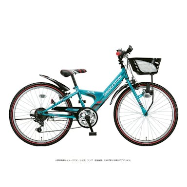 【自転車】《ブリヂストン》エクスプレスジュニア ダイナモランプモデル EXJ26 22インチ 外装6段 エメラルドグリーン(販売終了)
