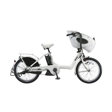 【自転車】《ブリヂストン》電動アシスト自転車 20ビッケポーラーe BP0C40 BKホワイト(販売終了)