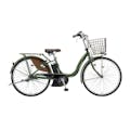 【自転車】《ブリヂストン》電動アシスト自転車 アシスタU STD(スタンダード) A4SC11 24サイズ 内装3段 E.Xナチュラルオリーブ(販売終了)