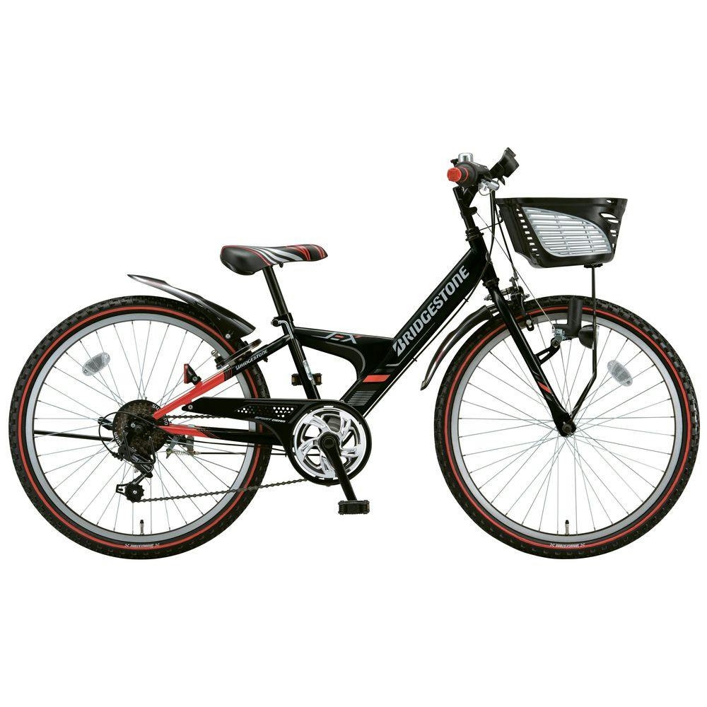 【自転車】《ブリヂストン》エクスプレスジュニア EXJ26 22インチ 6段 ブラック＆レッド(販売終了)