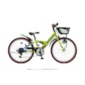 【自転車】《ブリヂストン》エクスプレスジュニア EXJ26 22インチ 6段 ネオンライム＆ブルー(販売終了)