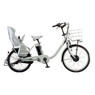 【自転車】《ブリヂストン》電動アシスト自転車 ビッケモブdd BM0B43 前24後20 内装3段 ブルーグレー