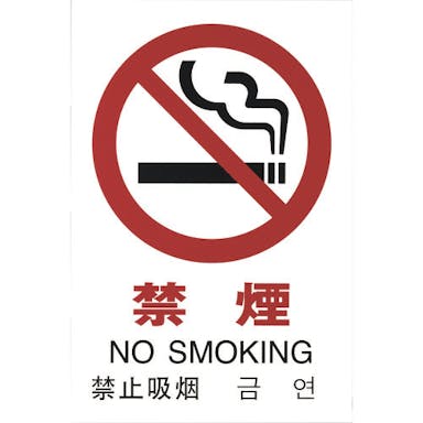 【CAINZ-DASH】光 多国語ピクトサイン　禁煙 TGP2032-1【別送品】