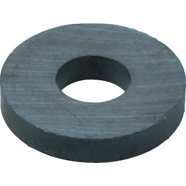 【CAINZ-DASH】光 丸形 穴あり 異方性フェライト磁石 2個入り1パック 30×5×12 MGR-30【別送品】