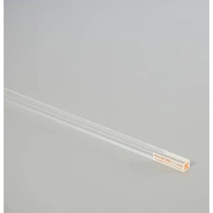 アクリル 角棒 透明 2mm用溝2本タイプ HK-502B