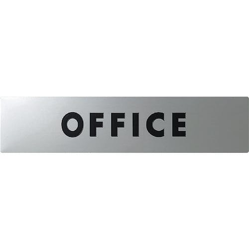 光 ステンレスサインOFFICE 30×130×0.8mm KS138-2 サインプレート 光 ステンレスサインOFFICE 30×130×0.8mm KS138-2 サインプレート