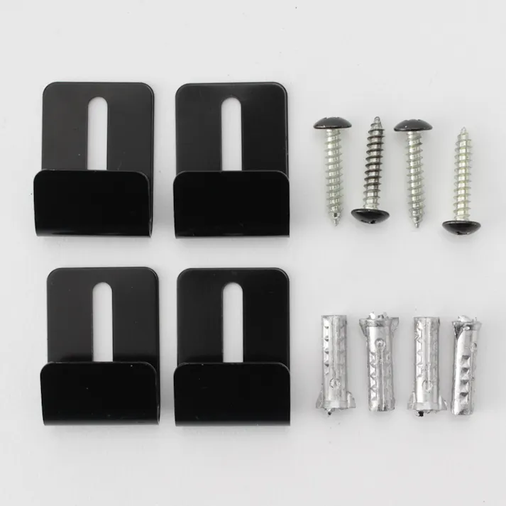 メッシュパネル ネット取付金具 黒 JN-1