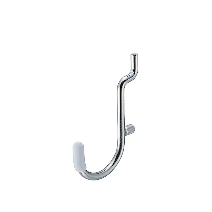 パンチングボードパーツフック Bキャップ 白 4ヶ入