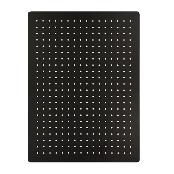 スチールパンチングボード 黒 450×600mm