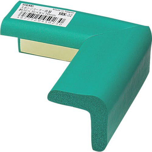 光 スポンジコーナー用 緑 8×30×30×70mm SRK-32 クッション(L字型) 光 スポンジコーナー用 緑 8×30×30×70mm SRK-32 クッション(L字型)