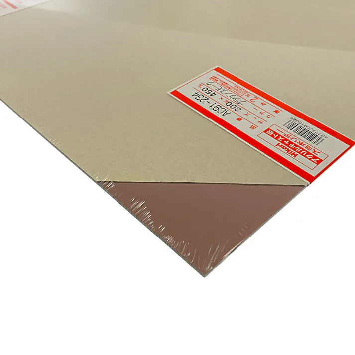 光 アクリルキャスト板 ブラウンスモーク AC91-234 300mm×450mm×2mm