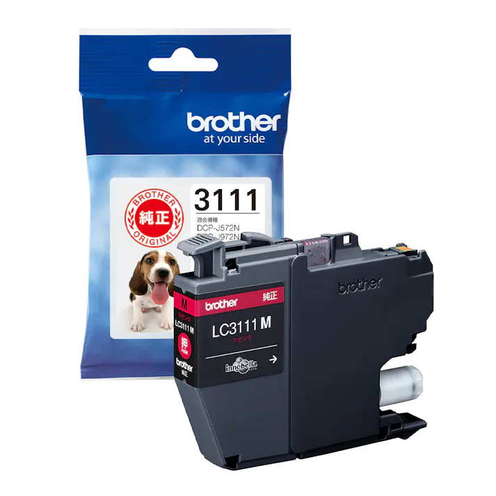 ブラザー インクカートリッジ マゼンタ LC3111M