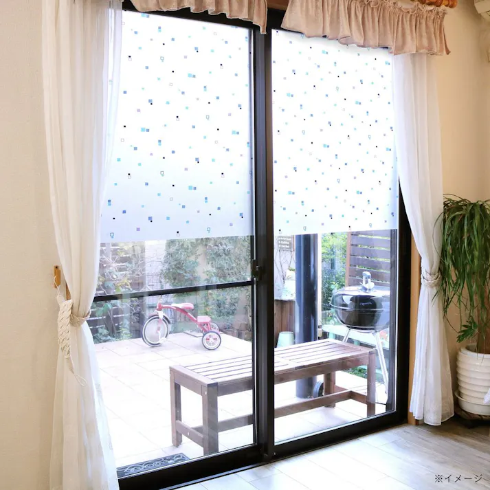 貼ってはがせる窓飾りシート プリントタイプ GDP-9232 丈92cm×長さ90cm巻(販売終了)