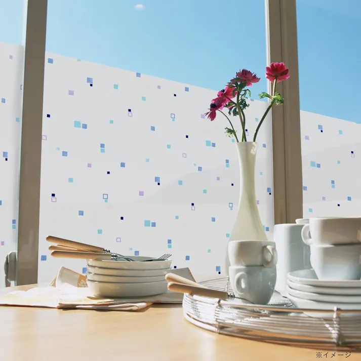 貼ってはがせる窓飾りシート プリントタイプ GDP-9232 丈92cm×長さ90cm巻(販売終了)