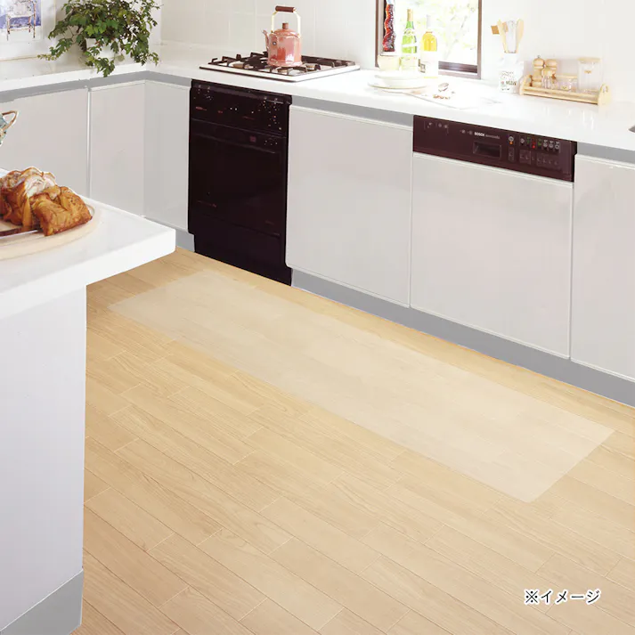 防水キズ保護シート キッチン床用 M 45x180cm