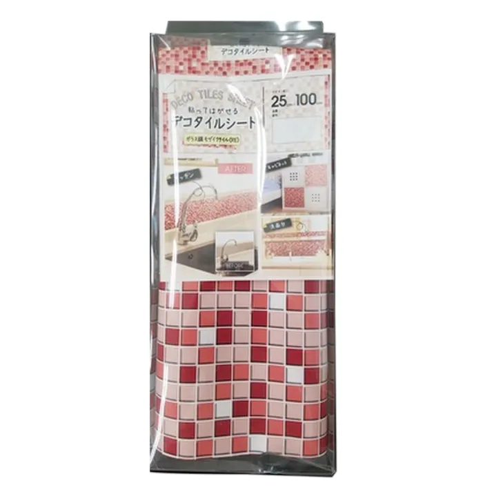 デコタイル DGT-05 モザイクタイル ピンク 25×100cm