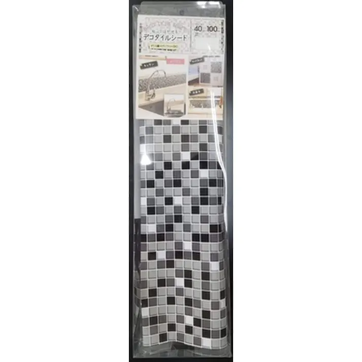 デコタイル DGT-05 モザイクタイル ブラック 40×100cm