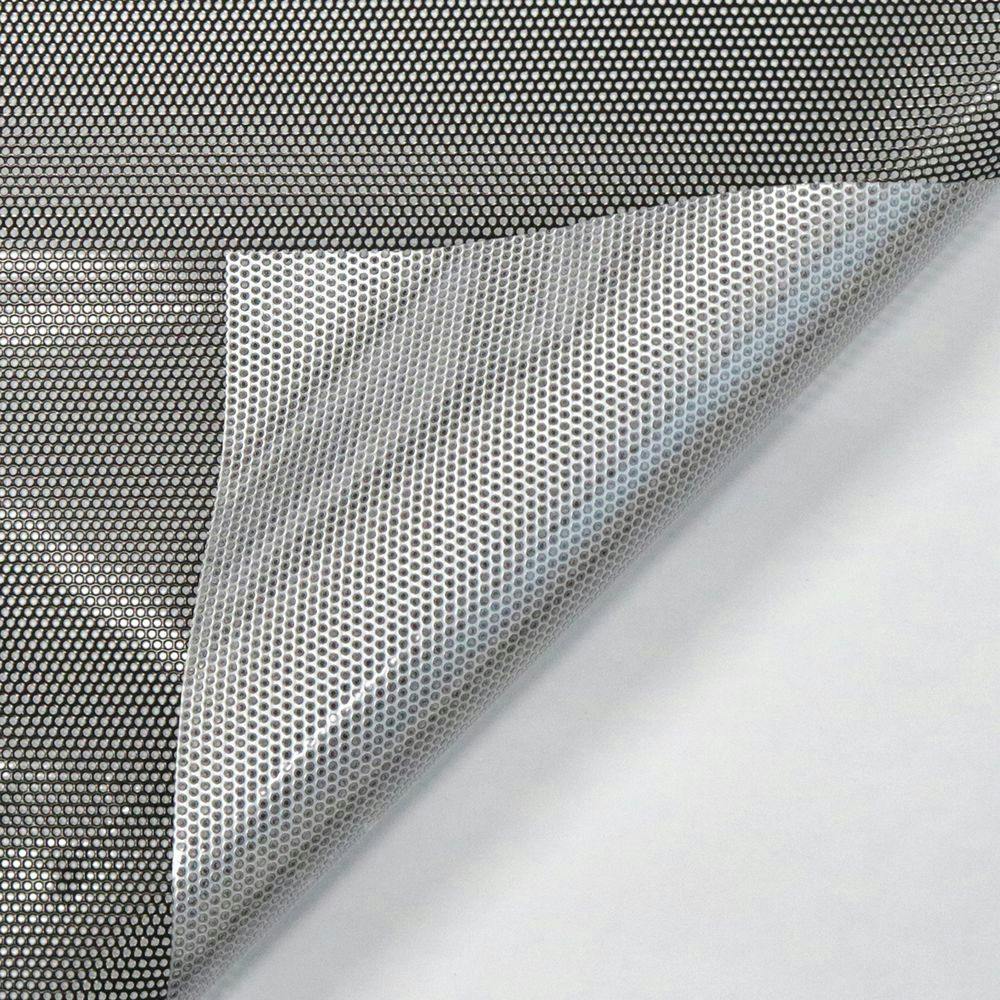 貼ってはがせる窓フィルム 遮熱・目隠し メッシュシート シルバー