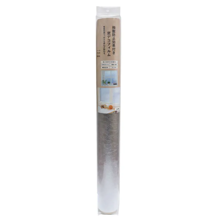 飛散防止効果付き窓デコフィルム CZGHC-4607 丈46cm×長さ90cm巻