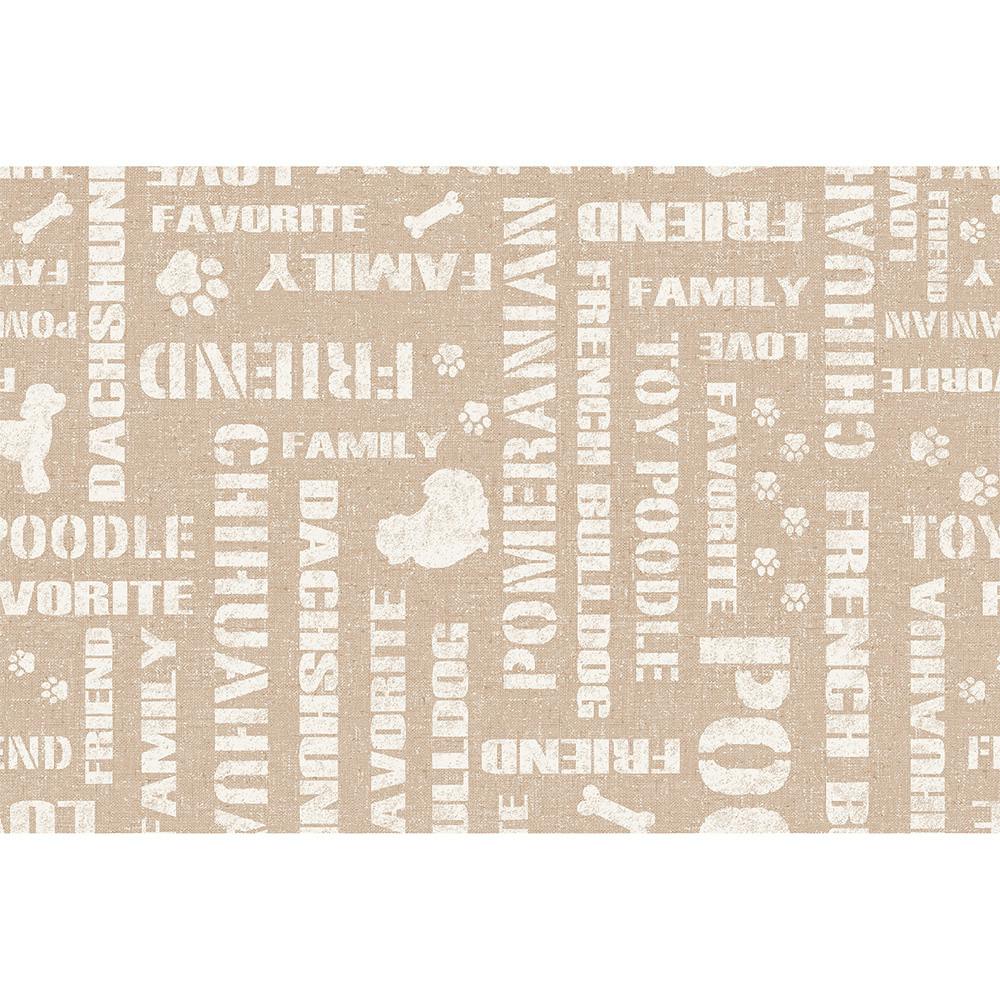 防滑消臭マット INSF201 英字BE 120×180cm