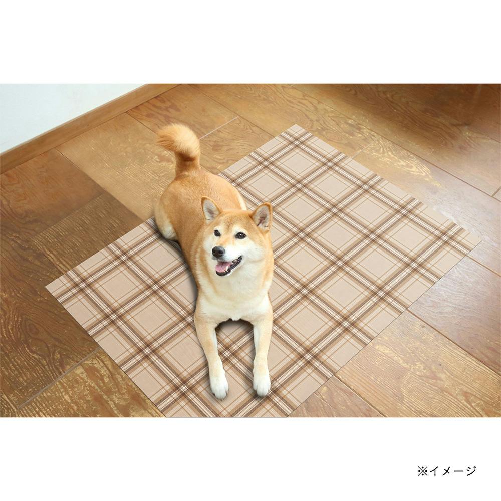 防滑消臭マット INSF202 チェック 60×90cm | ペット用品（犬
