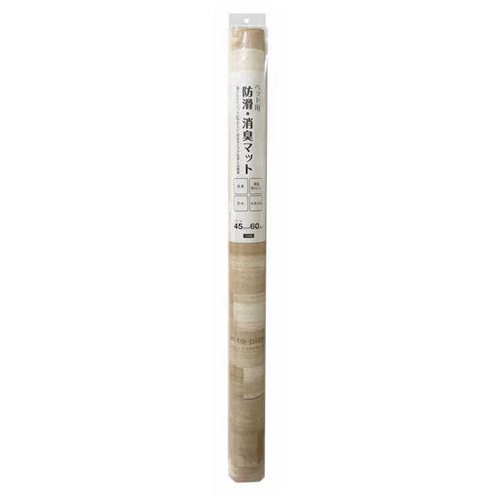 ペット用 防滑・消臭マット INSF203 木目 45cm×60cm