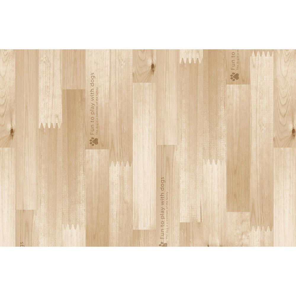 ペット用 防滑・消臭マット INSF203 木目 60cm×90cm | ペット用品（犬
