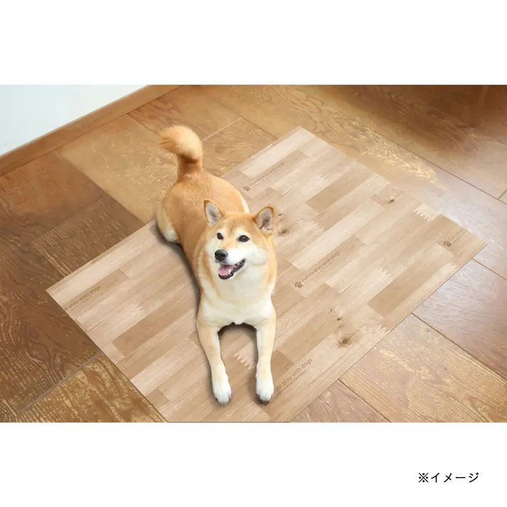 ペット用 防滑・消臭マット INSF203 木目 60cm×90cm