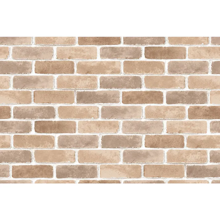 貼ってはがせる 消臭効果のある壁紙 45cm×250cm レンガブラウン