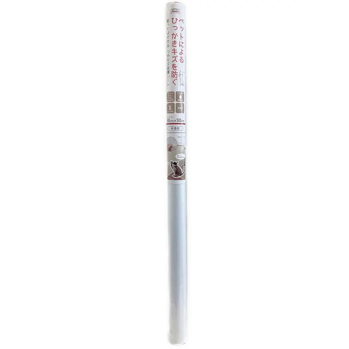 明和グラビア 貼ってはがせる ツメキズ保護シート NTS-01 半透明 90×90cm