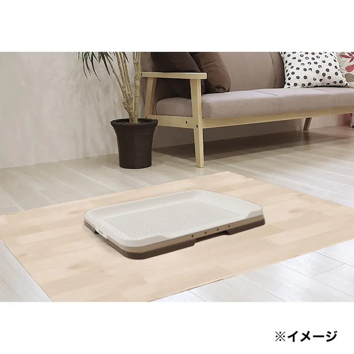 消臭効果のあるペット用防水シート 木目