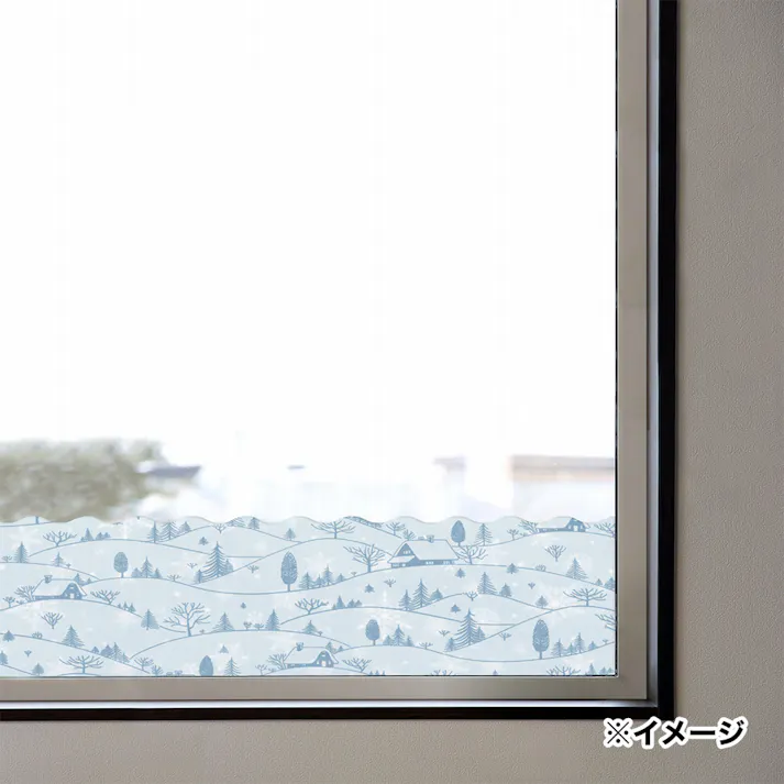 貼ってはがせる 結露吸水シート ツリー柄 16cm×90cm 2枚入