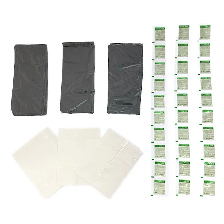 消臭抗菌効果のある水のいらない簡易トイレ SMT-30