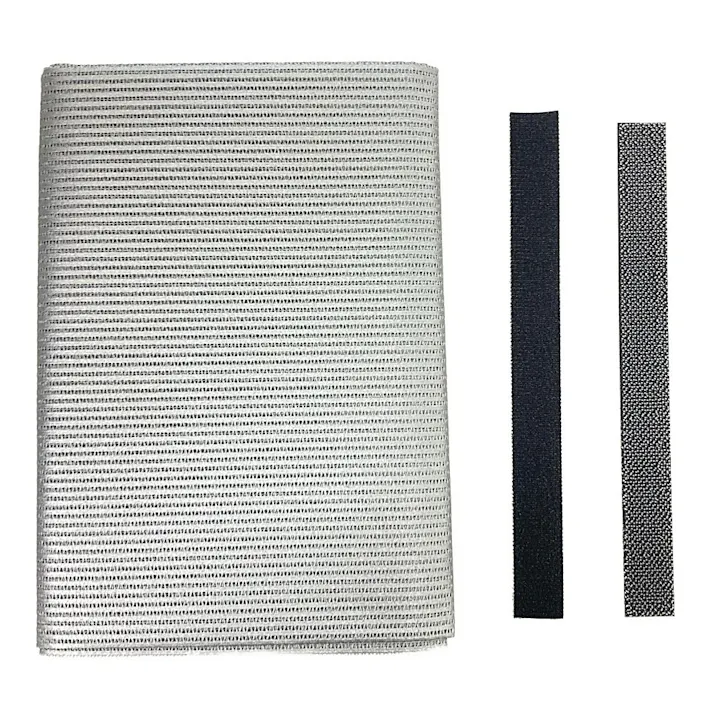 網戸に取り付ける 目隠しシート シルバー SDM-01 90cm×90cm