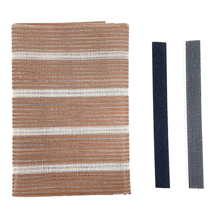 網戸に取り付ける目隠しシート ブラウン SDM-02 90cm×90cm