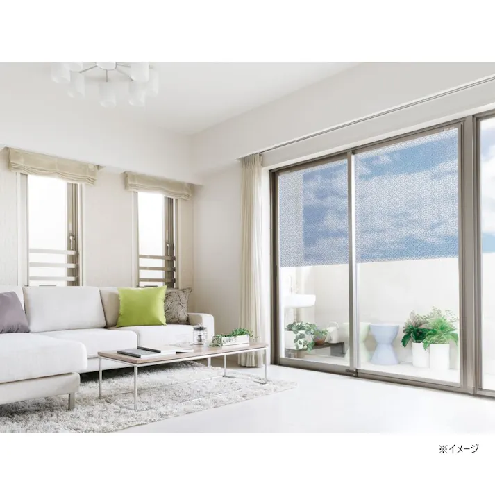 貼ってはがせる窓フィルム 空気が抜けやすい窓飾りシート GDP-9241 丈92cm×長さ90cm巻