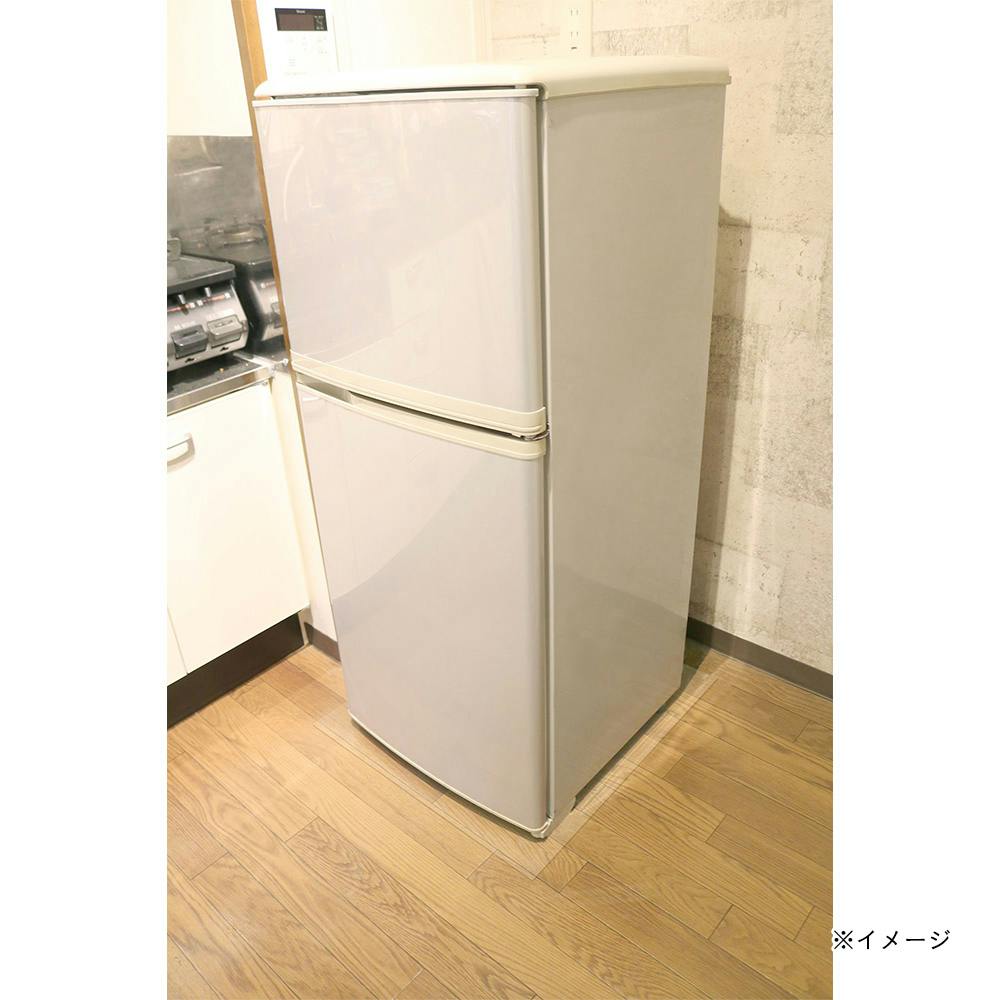 冷蔵庫下の床を守る 透明床保護マット 幅700mm×奥行750mm RTM-7075