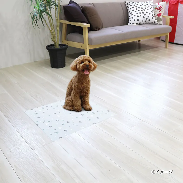 ペット用 ひんやりマット 足跡 45cm×60cm