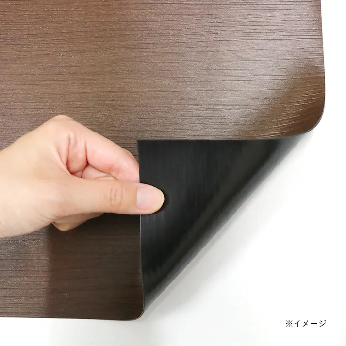 1帖フロアマット ダークブラウン 幅80cm 奥行170cm 厚さ1mm