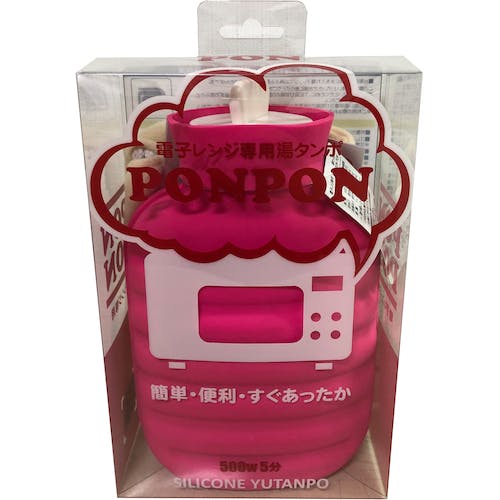 CAINZ-DASH】三宅化学 電子レンジ専用湯たんぽ ＰＯＮＰＯＮ ピンク TP