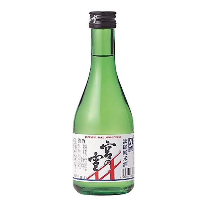 (三重県)宮の雪 淡麗純米 生貯 300ml【別送品】